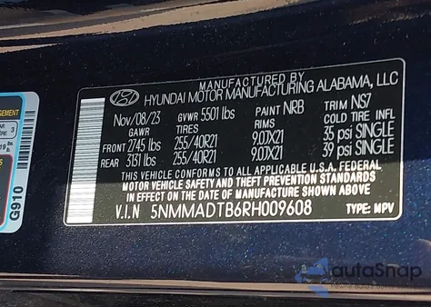 2024 Genesis Gv70 2.5T Awd from USA, damaged, VIN 5NMMADTB6RH009608